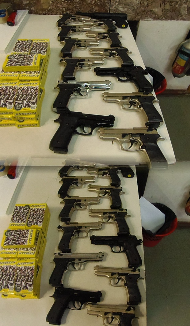 Конфискуваха пистолети и патрони във влак на Калотина