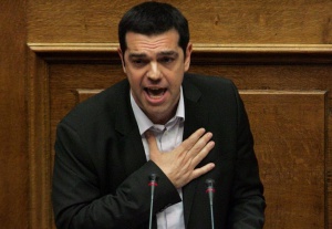 Ципрас приема поздравления от съперниците