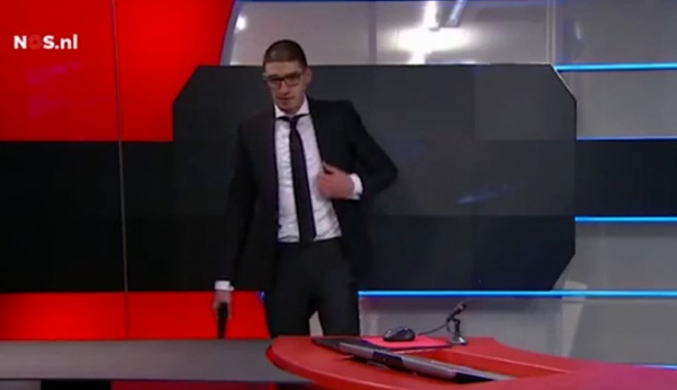 Въоръжен младеж нахлу в холандска телевизия (ВИДЕО)
