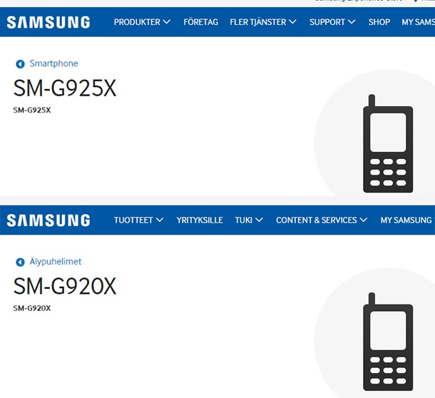 Samsung пусна страници за поддръжка на Galaxy S6 и Galaxy S6 Edge