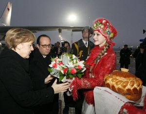 Меркел, Оланд, Путин и Порошенко пристигнаха за голямата среща