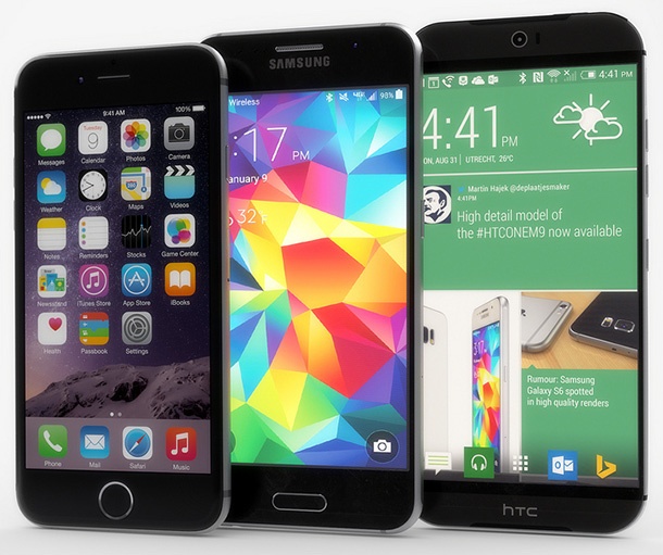Компютърно генерирани изображения изправят HTC One (M9) до Samsung Galaxy S6
