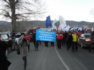 Активисти блокираха Е-79, искат втори лифт в Банско