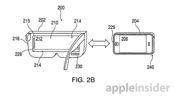 Apple патентова система, която превръща iPhone в дисплей за виртуална реалност
