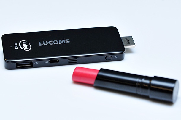 Lucoms също прави миниатюрен компютър с Windows 8.1