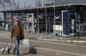 Стрелба е избухнала в района на Донецк