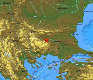 Леко земетресение разлюля Пловдивско