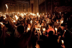 Благодатният огън слезе в Ерусалим