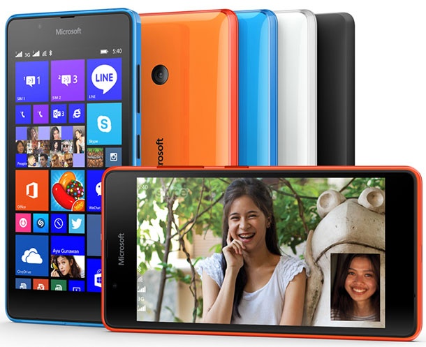 Microsoft Lumia 540 има 5” 720p дисплей и струва 150 долара