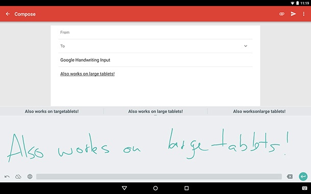 Новата клавиатура на Google за ръкописно въвеждане поддържа чудесно и български