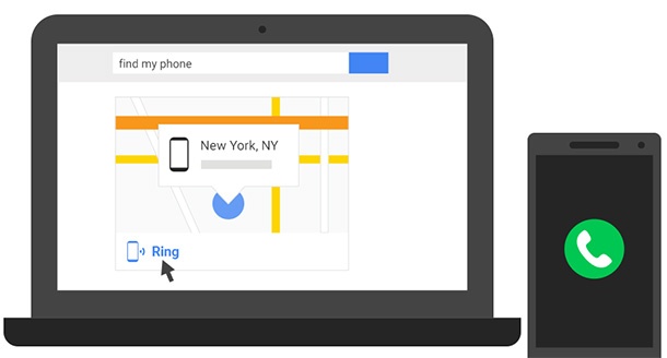 Търсачката на Google вече може да покаже къде се намира телефона ви с Android