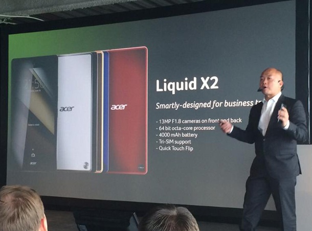 Acer Liquid X2 поддържа работа с 3 SIM карти