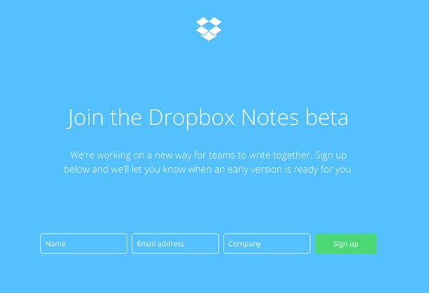 Dropbox тества услуга за бележки