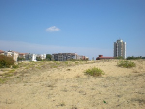 Строежът до къмпинг „Юг“ е осъществен върху дюни