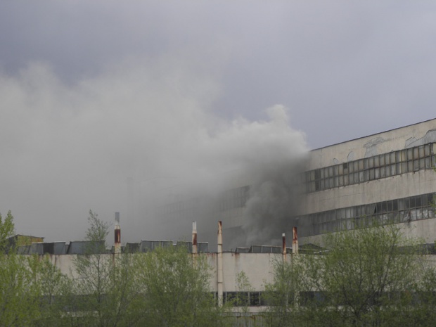 Пожар е избухнал в цех в Благоевград