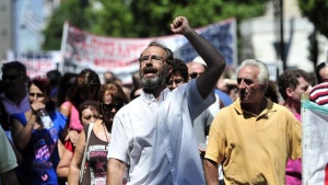 Демонстрации в Гърция в деня на труда