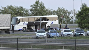 Пътниците от автобуса с бомба се прибраха невредими
