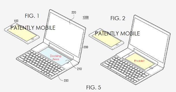 Samsung патентова док станция за фаблет с две операционни системи