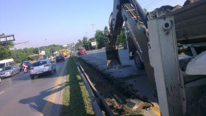 Нечовешки задръствания заради ремонта на "Цариградско шосе" (СНИМКИ)