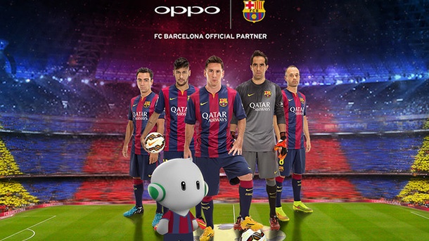 Oppo сключи 3-годишно партньорство с ФК "Барселона"
