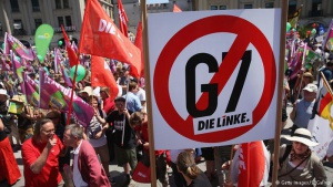 10 000 души протестират срещу срещата на Г-7 в Мюнхен