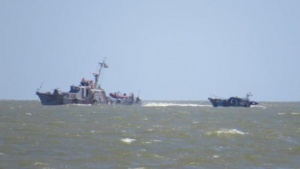 Украински патрулен катер се взриви в Азовско море край Мариупол