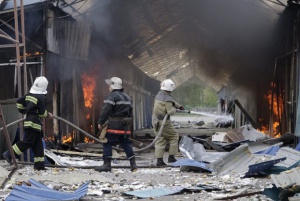 Пожарът в петролно депо край Киев е овладян, но взе пет жертви