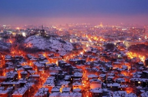 Снимка на зимен Пловдив е най-красивата в света