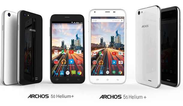 Archos представи бюджетните смартфони 50 Helium Plus и 55 Helium Plus