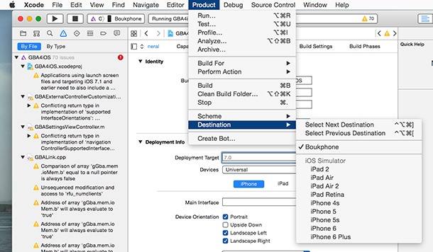 Xcode 7 предлага зареждане на приложения в iPhone и iPad