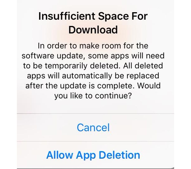 iOS 9 ще може да изтрива временно приложения, за да инсталира ъпдейти