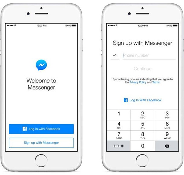 Messenger вече може да се ползва и без Facebook акаунт