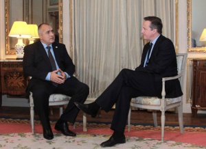 Борисов на среща с Камерън в Брюксел