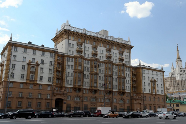 Бомбена заплаха в посолството на САЩ в Москва
