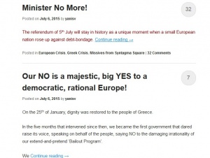 На прощаване Варуфакис припомни: Нашето НЕ е голямо ДА за демократична Европа!