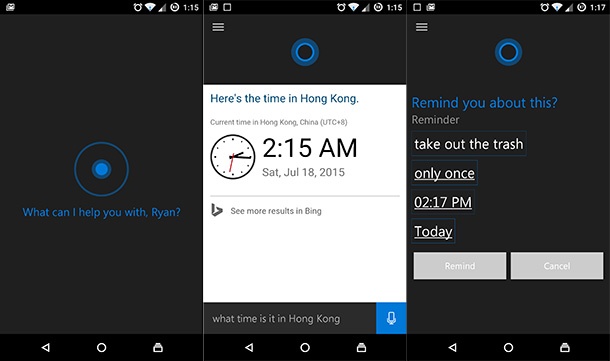 Приложението Cortana за Android се появи в интернет