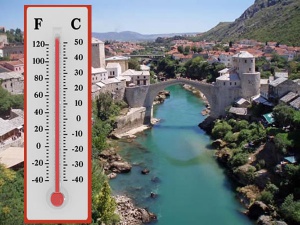 42 градуса в Мостар, може и повече