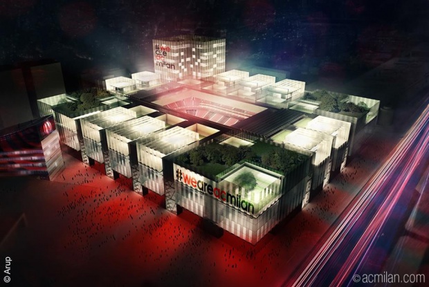 Милан започва строежа на новия стадион