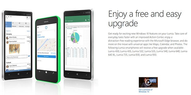 Ето първите смартфони Lumia, които ще получат Windows 10 Mobile