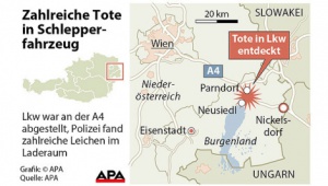 Трагедия в Австрия: откриха мъртви 50 бежанци в паркиран камион