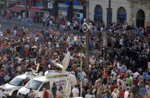 Протести в Сърбия след опасения, че Унгария ще затвори границите си