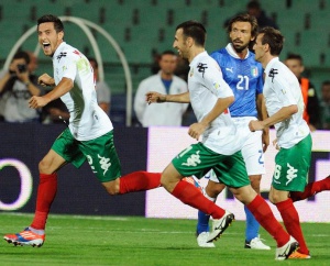 България отстъпи на Италия с 0:1