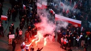 Протести срещу бежанците във Варшава, Прага и Братислава