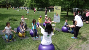 Спортът събира деца и родители в Княжевската градина