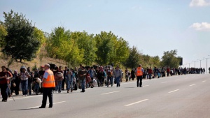 800 сирийци бяха спрени от полицията преди да влязат в България