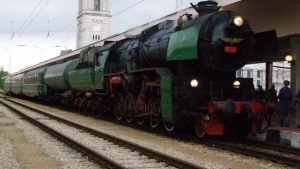 Пускат парен локомотив от 20-ти век между София и Банкя