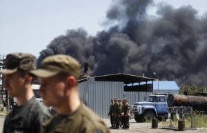 Взрив в склад за боеприпаси засегна 30 сгради в Украйна
