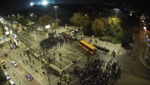 Полицията отново на протест в центъра на София