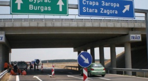 ТИР премаза човек на магистрала ''Тракия''