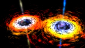 Учени засякоха гравитационни вълни, причинени от сливането на две черни дупки